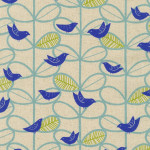 Cotton Flax Prints by Sevenberry SB-850377D1-3 Blue for Robert Kaufman Fabrics - By The Half Yard